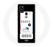 Coque Samsung Galaxy A21S Billet d'avion seoul