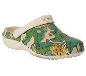 Regatta Zuecos ligeros Orla Tropical Leaves para mujer 3 UK verde