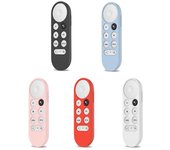 Funda protectora de silicona para control remoto por voz de Google Chromecast TV 2020 blanco