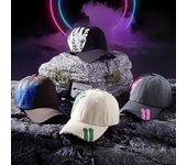 Gorra con lengua de pato para niños y niñas, tendencia de calle con grafiti irregular, nueva gorra de béisbol de baile callejero para andar en patineta, versátil, de primavera y verano M（56-58cm） negro