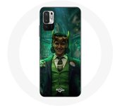 Coque maniacase pour Xiaomi Poco M3 Pro Loki Thor Ragnarok avec Casque Affiche Personnage Série Saison 1