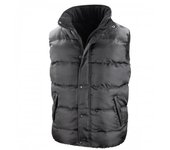 Result - Chaqueta térmica para hombre con forro polar acolchado Core Nova Lux 2XL negro