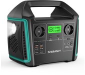 Central eléctrica Powerstation Generador de energía 1000W(Pico 1500W) Generador solar SWAREY S1000 725,76 Wh Cargador de batería externa