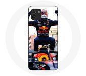 Coque Samsung Galaxy A03 Formule 1 Max Verstappen Pilote automobile F1 noir rouge et jaune