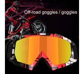 Gafas protectoras UV para motocicletas, ciclismo, esquí, motocross, viento, etc. 13#