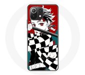 Funda para Xiaomi Mi 11 Lite Tanjiro Demon Slayer Kimetsu no Yaiba Anime