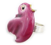 Les Trésors De Lily [H3522] - Anillo de diseño 'Rossignol' morado