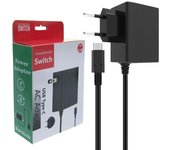 ENCHUFE UE - Cargador para Nintendo Switch, 15 V, 2,6 A, adaptador de cable, carga rápida, para Switch Lite, S