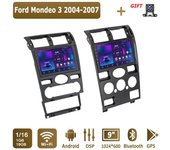 Radio de coche Android para Ford Mondeo 3 2004-2007 Reproductor multimedia Unidad principal Navegación GPS estéreo BT WIFI 1+16 GB 1+16GB,A