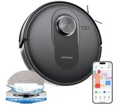 Aspiradora robot Proscenic Q8, succión de 4200 Pa, navegación LiDAR, autonomía de 200 min, carga automática, control por aplicación, color negro negro