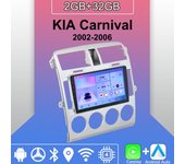 Radio de coche Android Carplay para KIA Carnival 2002-2006, reproductor multimedia, unidad principal, estéreo, navegación GPS, Bluetooth, WIFI, 2+32 GB 1+16GB