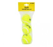 Pelotas de tenis de entrenamiento Uwin (Paquete de 3) One Size verde claro