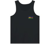 Débardeur - Nouvelle-Calédonie - Broderie Noir - 100% Coton - Coupe Ajustée - Mixte