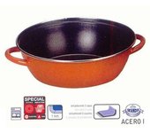 Poêle - IBILI - Honda - 40 cm - Acier émaillé vitrifié - Antiadhésif - Inducción
