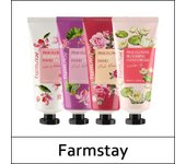[Estancia en granja] (un) Crema de manos con efecto flor rosa 100 ml / #Flor de cerezo