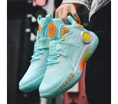 Zapatillas de baloncesto profesionales para hombre, cómodas zapatillas de baloncesto para mujer, zapatillas deportivas antideslizantes con amortiguación, color blanco roto. 42