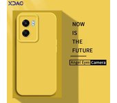 Funda trasera de silicona líquida cuadrada Angel Eyes para OPPO A56S A57 A77 K10 5G Funda blanda para teléfono OPPOK10 OPPOA57 OPPOA77 OPPOA56S Funda OPPO A56S 5G