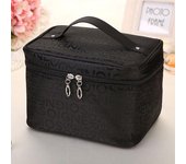 Bolsa de maquillaje para mujer, bolsa de almacenamiento de cosméticos de gran capacidad, bolsa de aseo plegable, bolsa de cosméticos de mano esencial de viaje