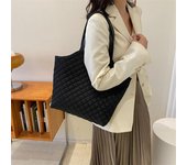 Bolso de alta calidad para mujer, gran capacidad, bolso de hombro moderno de otoño e invierno, bolso de mano versátil Lingge para ir al trabajo one size blanco