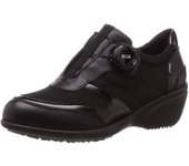 Zapatillas deportivas MWL1007 Negro 24 cm 3E [Madras Walk] [GORE-TEX] Cordones Mujer negro