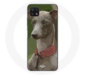 Coque pour Samsung Galaxy A22 5G Lévrier greyhound Gris