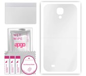apgo Adhesivo protector ultra transparente para la parte trasera compatible con Samsung Galaxy S4 Active i9295, película envolvente, película de hidrogel, flexible, TPU suave con