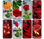 Funda de teléfono de flores de rosas de lujo para iPhone Samsung Galaxy Redmi Xiaomi Oppo OnePlus Note SA 7 8 9 10 11 12 13 14 20 21 22 23 53 54 Pro Max Plus Ultra Samsung Galaxy A21s