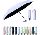 Sombrilla plegable ultraligera de seis varillas con caja Protección solar Protección UV Parasol