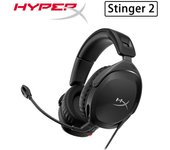 HyperX Cloud Stinger 2: auriculares para juegos, DTS, ligeros, con micrófono, función de silenciamiento giratorio, controladores de 50 mm, compatibles con PC