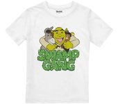 Shrek Boys Swamp Gang Camiseta 3-4 Years blanco