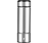 Ionizador de taza de agua rica en hidrógeno de calidad de titanio japonés, fabricante/generador de súper antioxidantes, botella de hidrógeno ORP de 420ml plata