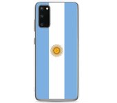 Coque Téléphone - Samsung - Galaxy S20 Plus - Drapeau Argentin - Souple - Multicolore