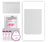 apgo Protective Skin Sticker for the back compatible with Realme GT5 240W, Wrap Film, Foil, Vinyl - Pattern Transparent Carbon