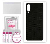 apgo Protective Skin Sticker for the back compatible with Samsung Galaxy A50, Wrap Film, Foil, Vinyl - Pattern Matrix