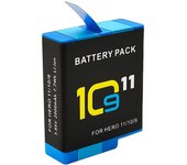 Cargador de batería con ranura doble de puerto dual para Go Pro Gopro Hero 12 11 10 9, accesorios para cámara deportiva negra con cable USB para viajes