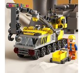 Camión de ingeniería, bloques de construcción, juguetes educativos, juguete de bloques de coche para niños, niños, niñas, regalos Engineering-142Pcs