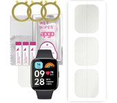 3 protectores de pantalla mate de hidrogel apgo para Xiaomi Redmi Watch 3 Active, película de hidrogel, TPU flexible y suave con capa de posicionamiento de fácil instalación