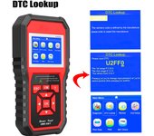 Lector de código de escáner OBDII (KW850) Verificación de diagnóstico de automóvil de escáner OBDII Anto profesional rojo