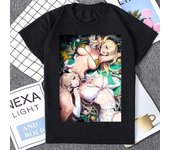 Hentai Anime chica Sexy juego Nikke Viper y Ruffy Bikini estampado con dibujo mujeres camiseta Unisex estilo coreano Casual ACG Waifu Otaku Tee L