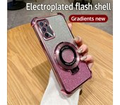 Funda con soporte para teléfono con purpurina, a prueba de golpes, para OPPO A16, A16S, A17, A15, A53, A36, A76, A5, A9 2020, A54S, A53S, funda suave con soporte For OPPO A15 or A15S