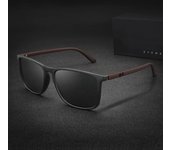 Nuevas gafas de sol polarizadas de lujo para hombre, gafas de sol para conducir, gafas de sol masculinas, gafas de sol clásicas para viajes y pesca UV400 gris/negro