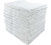 Toalla Sensyu blanca regular, juego de tamaño mediano, fabricada en cara 260 para belleza comercial, compra al por mayor para el público. Toallas fáciles de usar, 12, peso, Japón, toalla. blanco