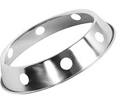 Rejilla para ollas de acero inoxidable con forma de anillo para wok, redonda, reversible, para cocina