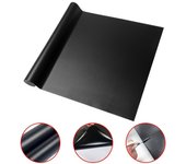 Pegatina de pared de pizarra autoadhesiva, pegatina de tablero de escritura, pegatinas de pizarra gruesa, 1 ud. 45*150cm negro