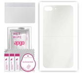 apgo Adhesivo protector mate para la parte trasera compatible con Apple iPhone 8 Plus, film envolvente, film de hidrogel, flexible, TPU suave con capa de posicionamiento
