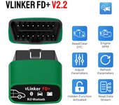 Lector de códigos de diagnóstico para coche J2534 ELM327 OBD 2 escáner para FORScan vLinker FD+ V2.2 con Bluetooth 4.0 WIFI
