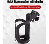 Carrito de mano para niños, accesorios para coche, bicicleta, portavasos desmontable rápido negro