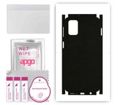 apgo Protective Skin Sticker for the back+sides compatible with Samsung Galaxy M31s, Full Wrap Film, Foil, Vinyl - Pattern Matrix