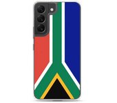 Coque Téléphone - Samsung - Galaxy S22 Plus - Drapeau Afrique du Sud - Souple - Multicolore