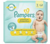 Pampers Premium Protection Talla 1 Paños x24 2 kg - 5 kg